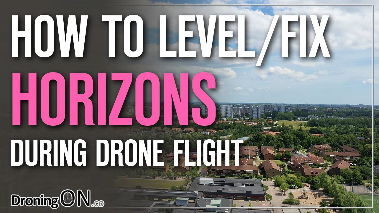 Fix DJI Mavic Tilted/Wonky Horizons WHILE FLYING! - Tutorial/Guide