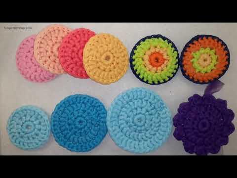 Petal Dish Scrub… a free crochet pattern – Manda's Crafty Corner