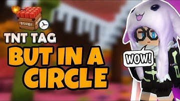 Playing tnt tag but in a circle!! |TNT TAG| (Blockman Go)