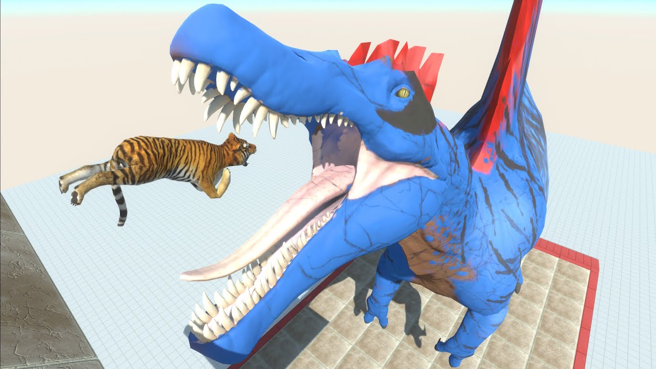 New Giant Spinosaurus Swallows the every unit - Animal Revolt Battle Simulator