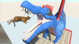 New Giant Spinosaurus Swallows the every unit - Animal Revolt Battle Simulator