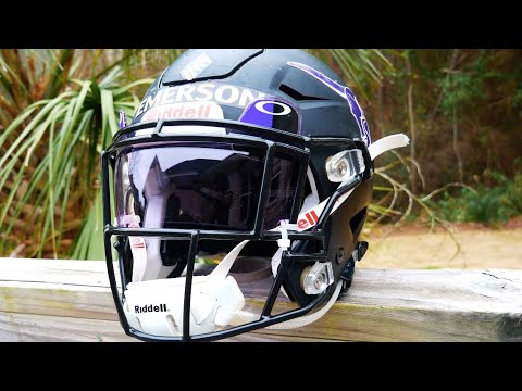 Putting Oakley Prizm Visor on Riddell Speedflex - YouTube