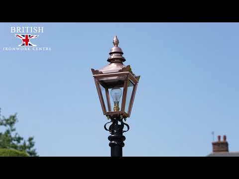 Copper Victorian Lamp Post - Miniature 1.5m