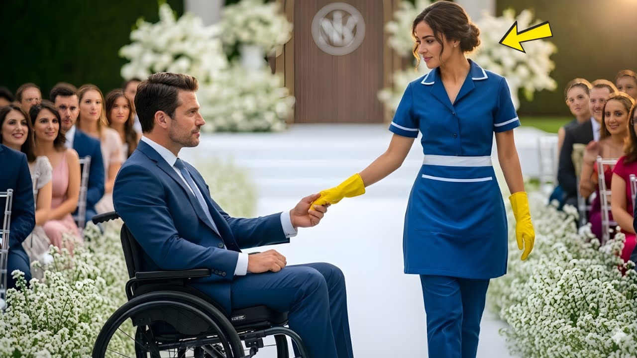 GELÄHMTER MILLIONÄR WURDE AUF SEINER EIGENEN HOCHZEIT VERLASSEN —DIE ANGESTELLTE SAGTE: „WOLLEN WIR