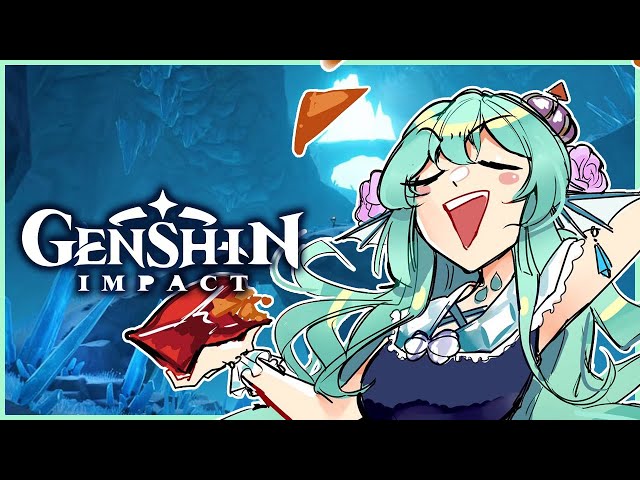 【GENSHIN IMPACT】 FINISHING DRAGONSPINE! 【NIJISANJI EN | Finana Ryugu】|「LazuLight」のサムネイル