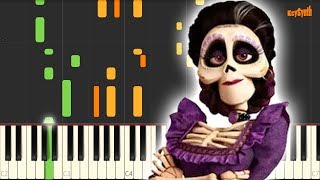 La llorona de Coco - Piano - Synthesia chords