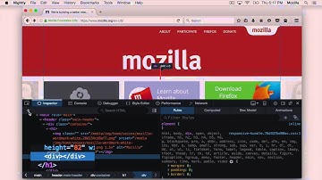 Insert elements with the Page Inspector (Firefox 48)