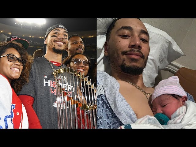 Red Sox Star Mookie Betts Becomes a Dad After World Series Win