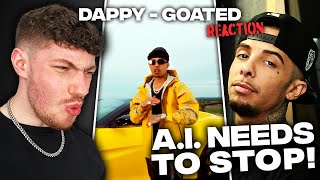 TOO MUCH AI! ('DAPPY - GOATED' MUSIC VIDEO REACTION)