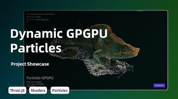 Dynamic GPGPU Particle System in Three.js: 3D Flow-Field Animation (Showcase #2)