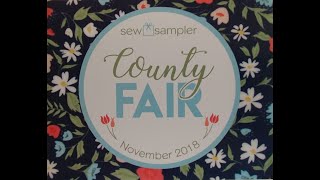 Sew Sampler Box November 2018 #sewsampler