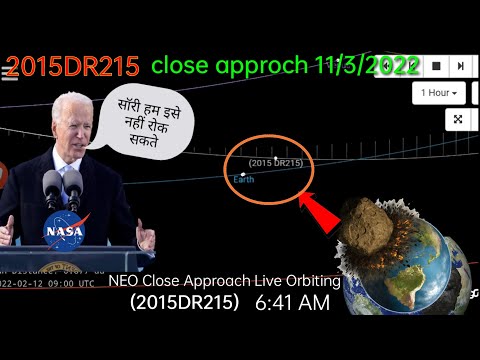 Asteroid 2015DR215 Passing Near Earth 11/3/2022 Morning 6:14AM NEO (2015DR215)