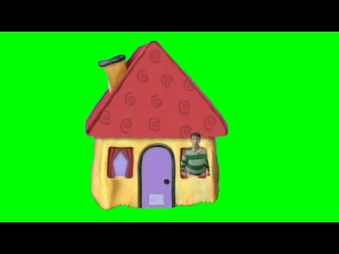 blue's-clues-door-open-green-screen-*meme-template*-#comeonin