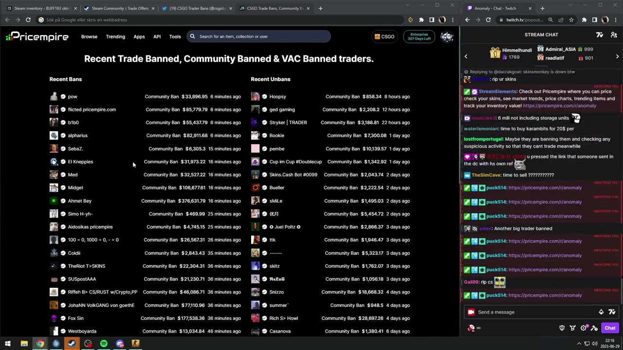 CS:GO - [BREAKING NEWS] SO MANY TRADE BANS / ANOMALY