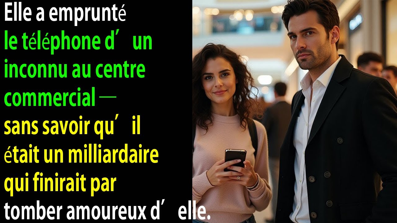 Elle emprunte un téléphone au centre commercial — sans savoir qu’il est un milliardaire célibataire