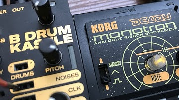 BASTL KASTLE DRUM with KORG Monotron Delay