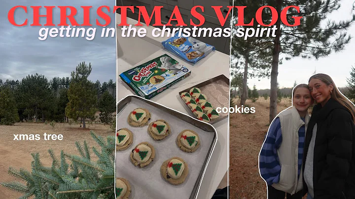 christmas vlog! *getting my tree, baking cookies, decorating* | Vlogmas day 10