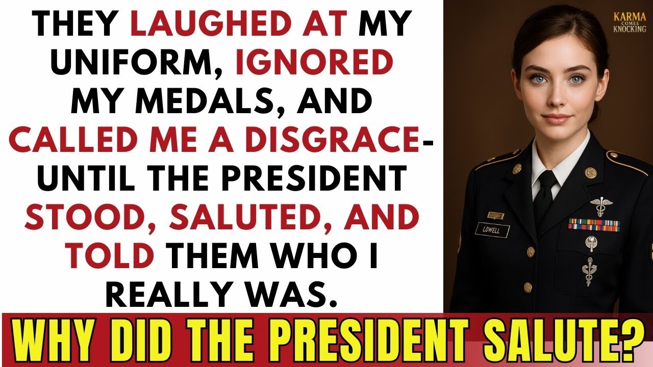 My Family Called Me Worthless -Until the Commander in Chief Looked at Me and Said “You Saved More..