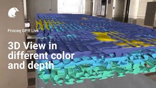 3D View in different color & depth I Proceq GPR Live screenshot 4