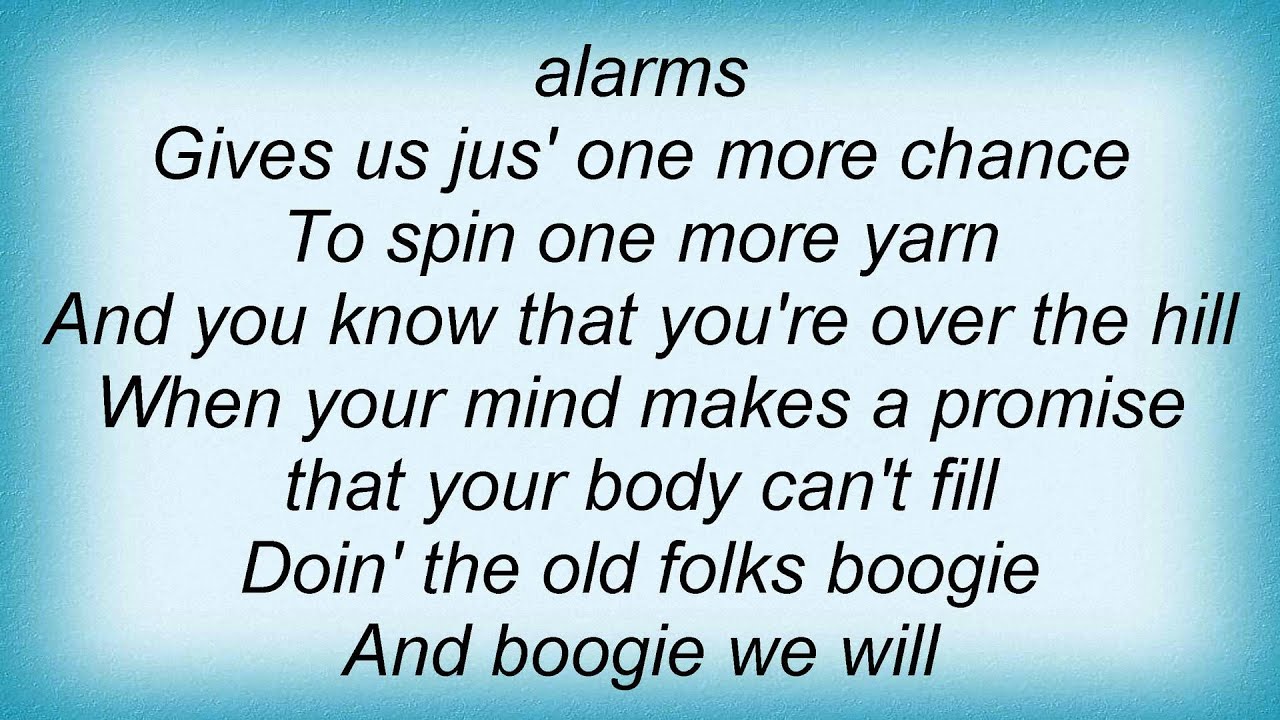 Little Feat Old Folks Boogie Lyrics YouTube