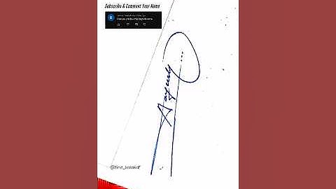 Ayush name signature ✍🏻 Signature Style of my name ✨#signaturestyle #shorts