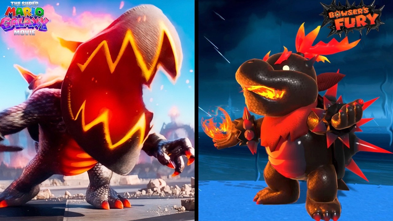 THE SUPER MARIO GALAXY MOVIE All New Bowser Junior Fight Scene Clips + Trailers & 13 Nintendo Games