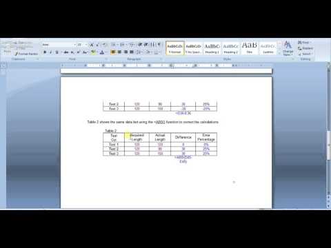 How to calculate absolute value using ms excel and abs function