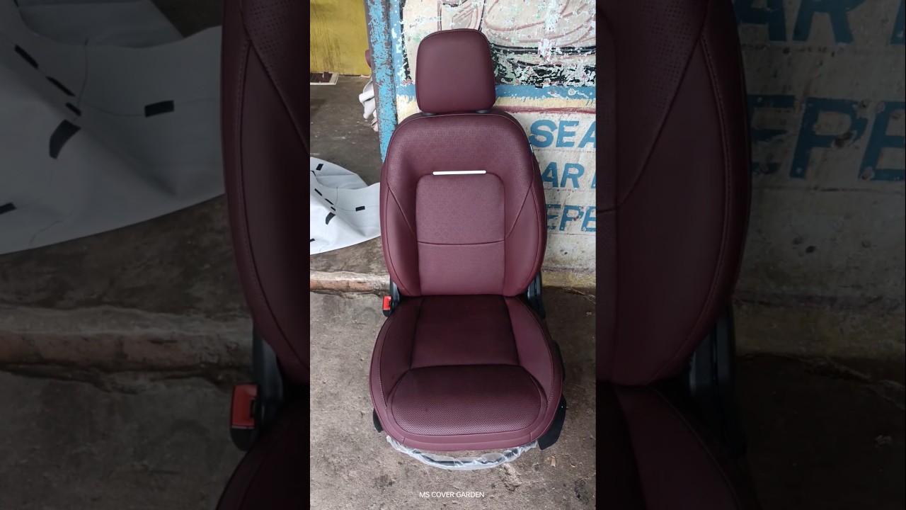 Tata nexon seat cover design/ premium quality leather seat cover 