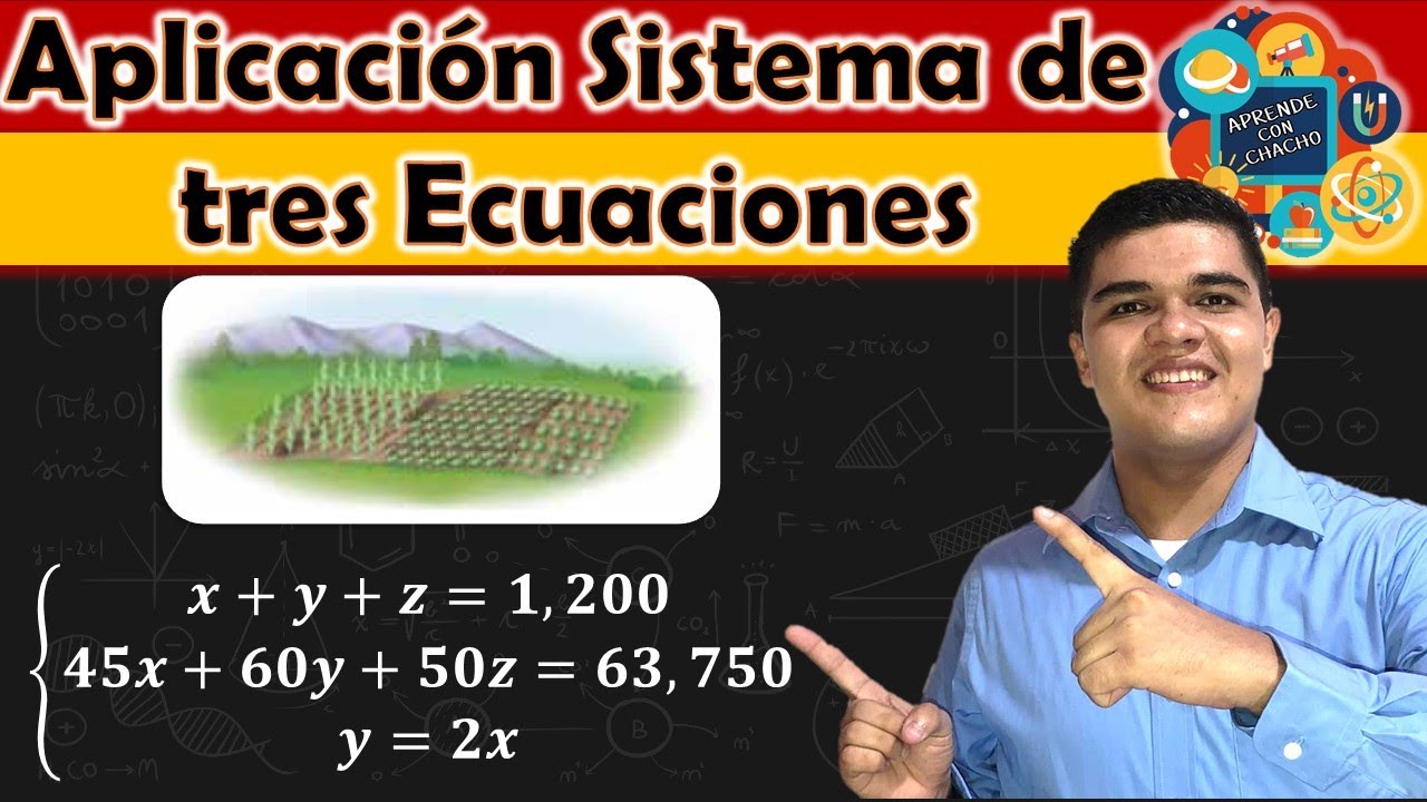 Problema sistema de ecuaciones 3x3, método de sustitución