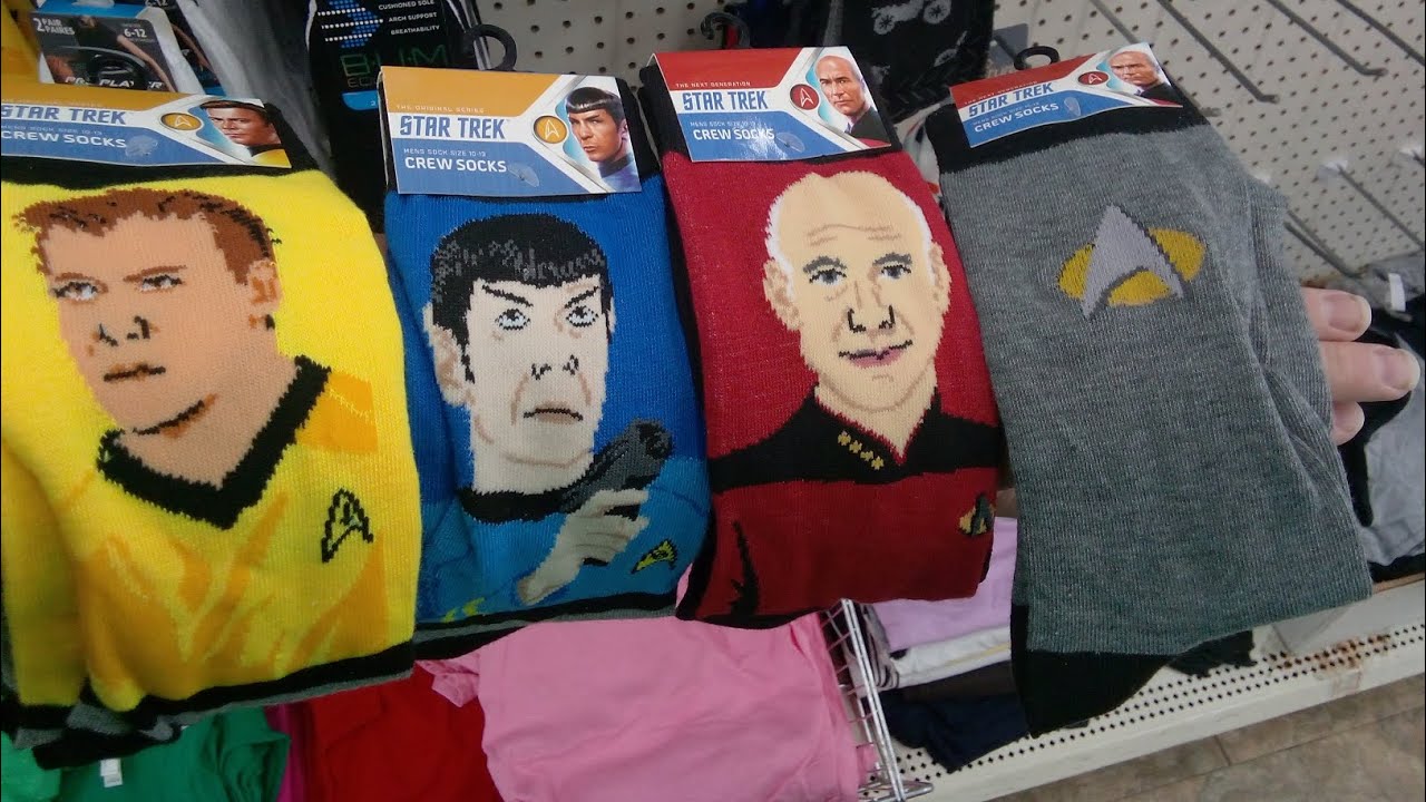 star trek socks at dollar tree YouTube