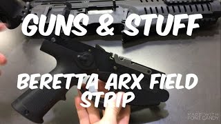 Beretta ARX 100 disassembly & assembly
