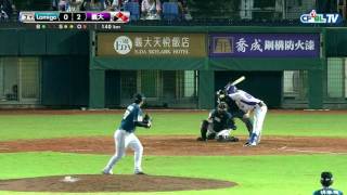 10/08 Lamigo vs 義大 賽後,劉昱言一軍初登板,主投五局飆7K