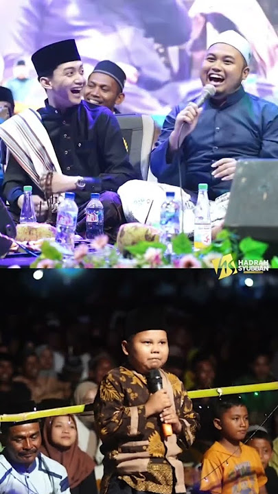 Bocil ini cita2 jadi habib 😂sampai gus azmi ngakak 😍
