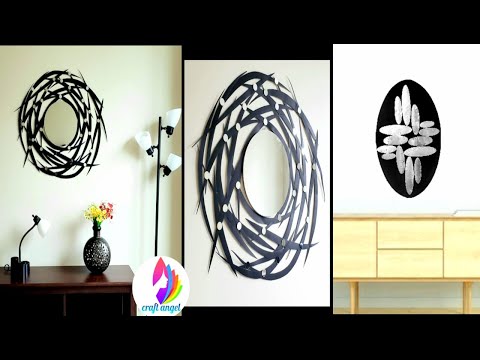 3 Diy Modern Room Decor Craft 5 Minute Craft Art And Craft Paper Craft Craft Angel Youtube