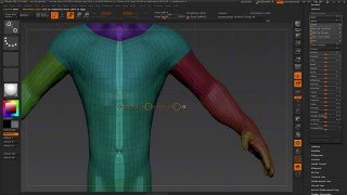 ZBrush tutorial - Make asymmetric model symmetrical