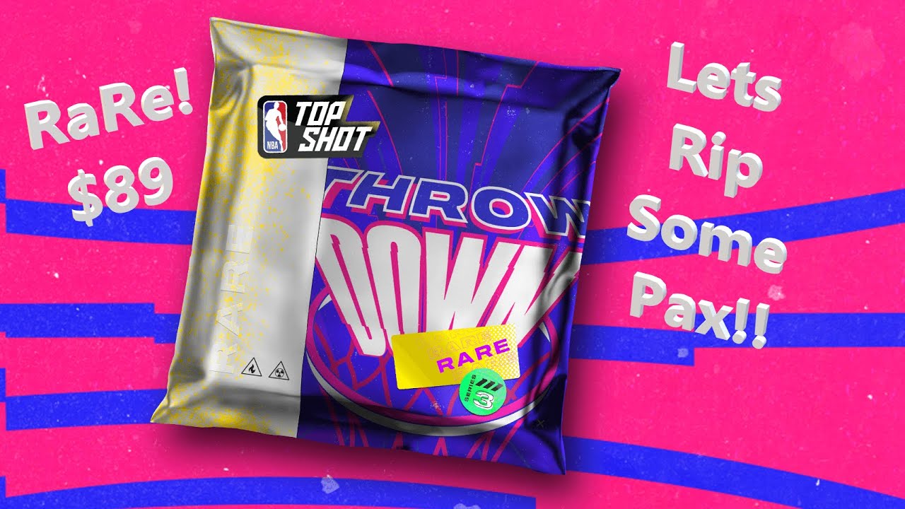 NBA Topshot Rare Throwdowns pack RIP!