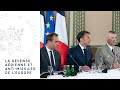 Discours du Président Emmanuel Macron sur la défense aérienne et anti-missiles de l&#39;Europe.