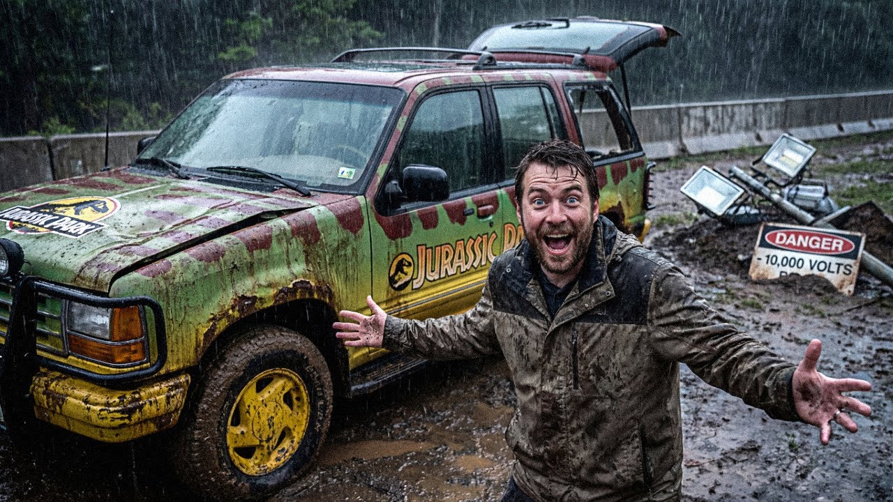 Full Restoration of the Ford Explorer from the JURASSIC PARK movie – Abandoned for 15 years