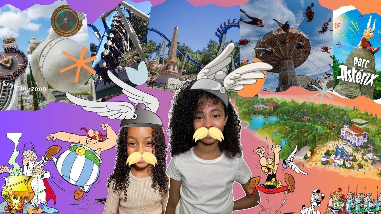Direction le Parc Astérix. Vlog Anniversaire Holyanna