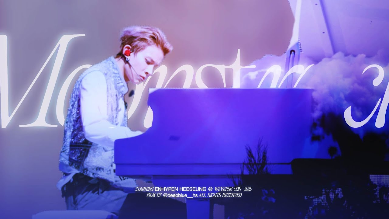 251025 Enhypen Heeseung Piano Solo + Moonstruck @Walk the Line FINAL 직캠 (엔하이픈 희승 Fancam)