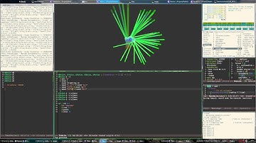 Tidal cycles integrated with gloss for visuals