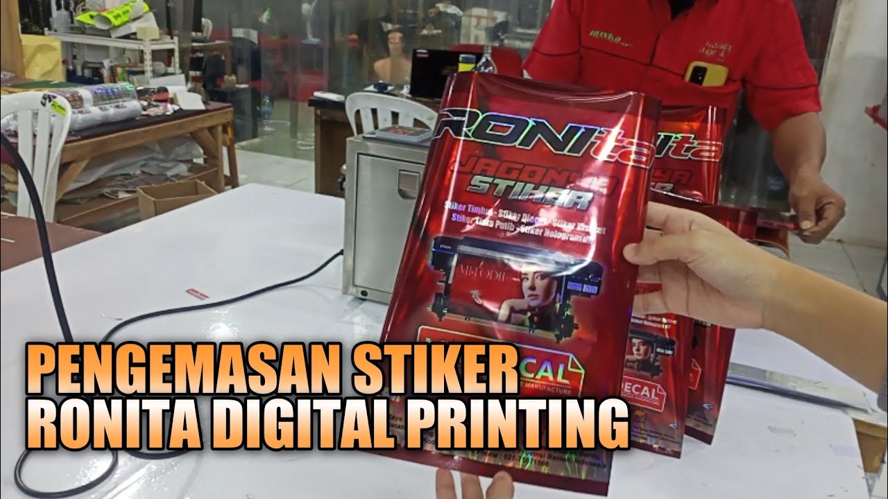 Packaging Stiker Di RONIta Digital Printing