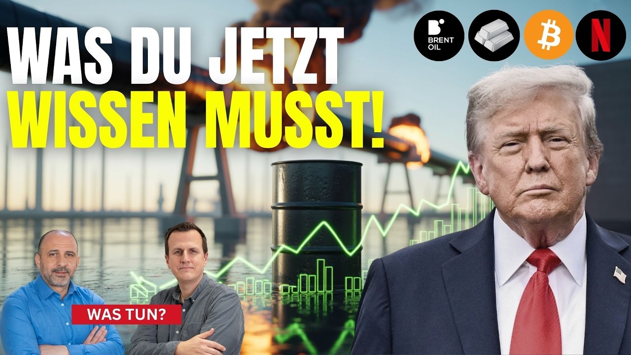 Geopolitische Konflikte - Ruhe bewahren! Netflix | Silber | Gold | Brent Öl | Bitcoin