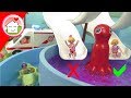 Playmobil Film Familie Hauser - Unfall im Aquapark - Wasserrutschen Spaßbad mit Lena