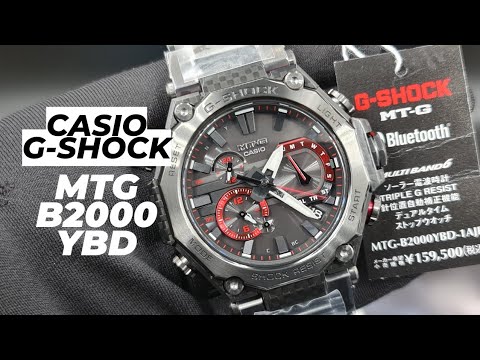Casio G-Shock MT-G MTG-B2000YBD-2AJF Bluetooth Solar Radio-Controlled Black Watch main image 1