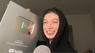 ASMR silver button unboxing 🤍 soft speaking, whispers, tapping and rambles