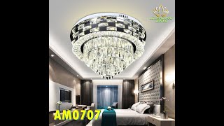 LAMPU PLAFON HIAS KRISTAL LED MODEL AM0707