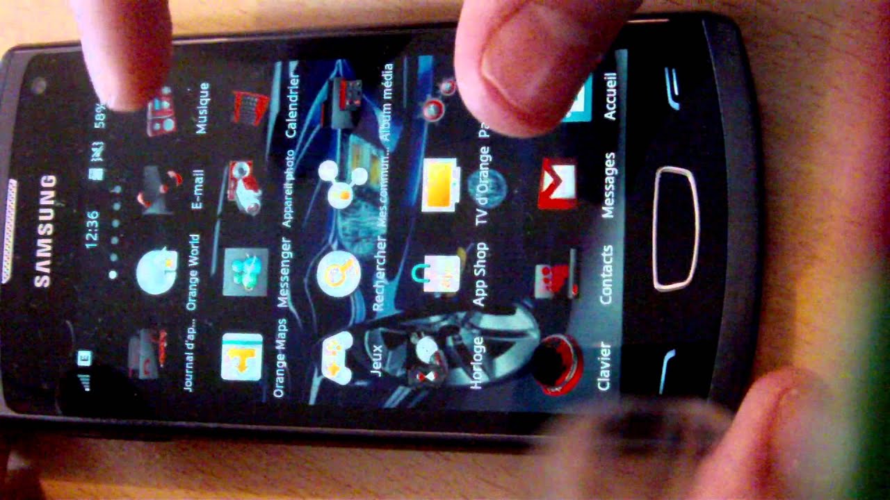 Comment Faire Une Capture D écran Sur Samsung Wave 3