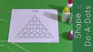 Shape Do-A-Dots Fine Motor For Prescool and Kindergarten