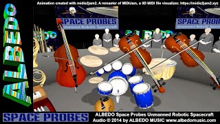 midis2jam2. Cassini. ALBEDO Space Probes. Midi Jam.